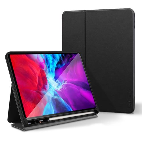 Etui en PU + TPU svelte avec support noir pour votre Apple iPad Pro 11 pouces (2020)/(2018)