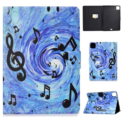 Etui en PU + TPU impression de motifs avec support symbole de la musique pour votre Apple iPad Pro 11 pouces (2020)/(2018)