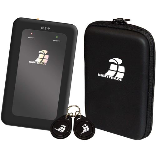 Digittrade RS64 Security Disque dur externe RFID technologie d'identification par fréquence radio-RFID - nero 500GB SSD
