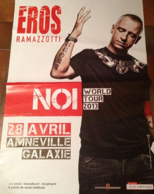 Eros Ramazzotti - 80x120 cm - AFFICHE / POSTER