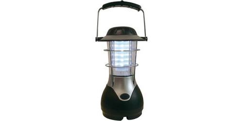 Lanterne de camping LED à dynamo 1.1 kg gris-noir