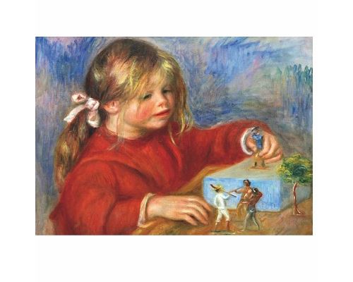 Puzzle 1000 Pièces : Renoir Auguste - Claude Renoir jouant, DToys