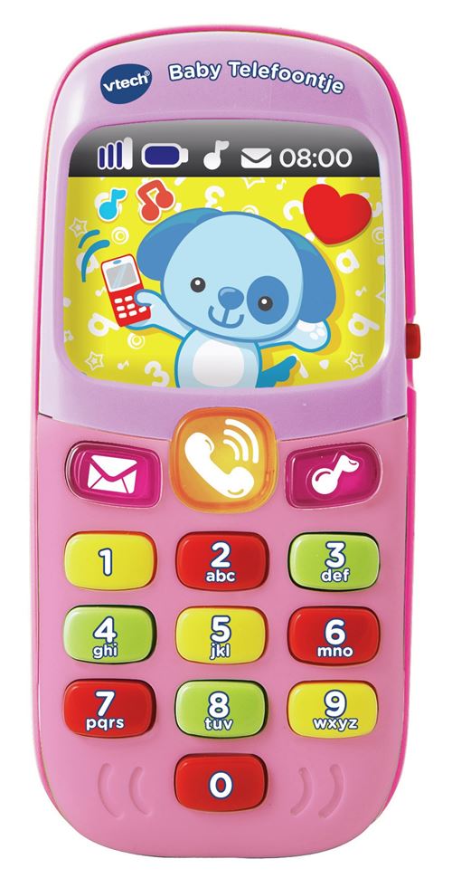 Vtech Appel Téléphonique Bébé Rose