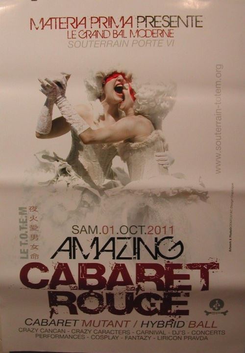 Amazing CABARET ROUGE - 70x100 cm - AFFICHE / POSTER