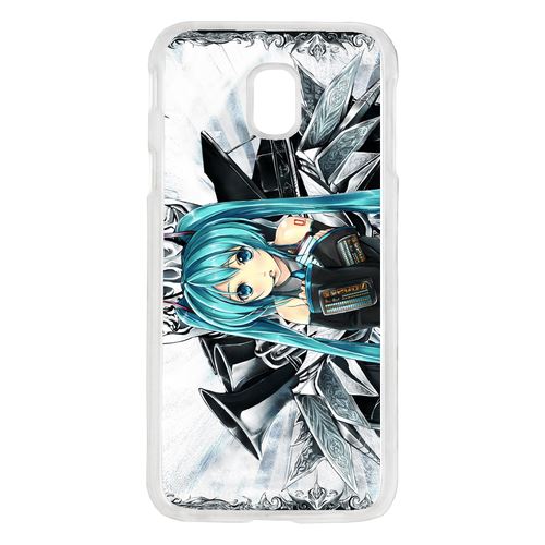 Coque Manga Fille Compatible Galaxy J7 2017 Transparent