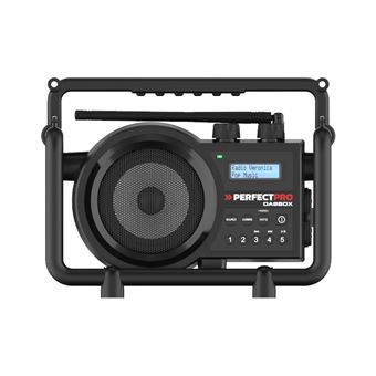 PerfectPro DABBOX Radio de chantier, Bluetooth, DAB + et Radio FM - Prise  USB et Aux-in, Noir, DBX3 - Radios de chantier - Achat & prix