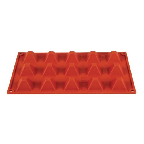 Moule à 15 pyramides en silicone pavoni