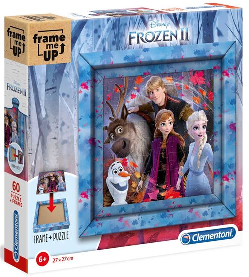 Clementoni puzzle Frozen II filles 27 cm carton 61 pièces