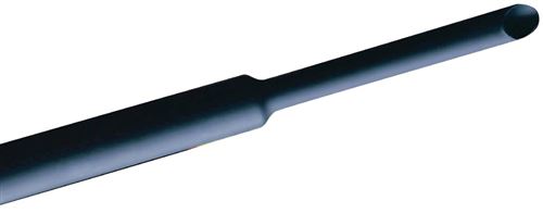 Fixapart KKZWL 9 / 0.5 Gaine thermorétractable avec couche de colle noire 9 - 3 mm 0.50 M