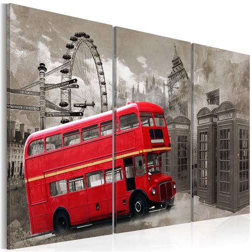 Tableau | Red bus | 60x40 | |