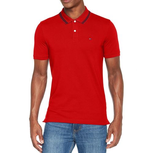 Polos Tommy Hilfiger Rouge XXL Adulte