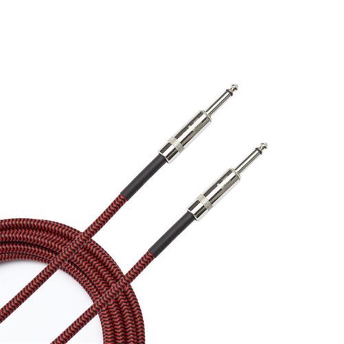 Planet Waves PW-BG-20RD - Câble instrument tressé, 6 m – rouge