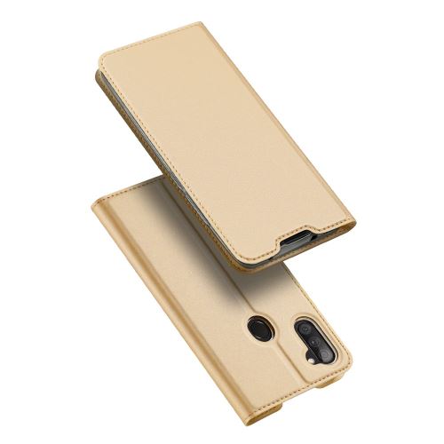 Etui en PU avec porte-carte or pour votre Samsung Galaxy M11