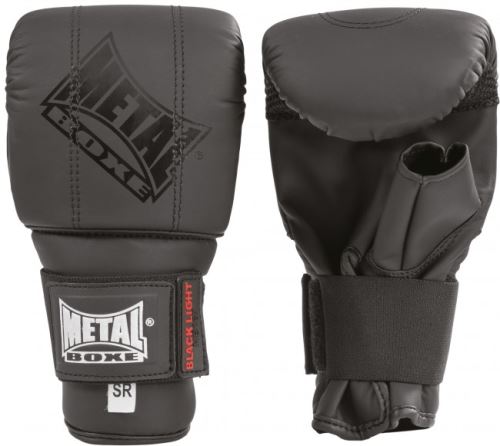 Gants de sac Métal boxe black light-Junior-Noir-Junior--Junior-Noir--------------Noir-