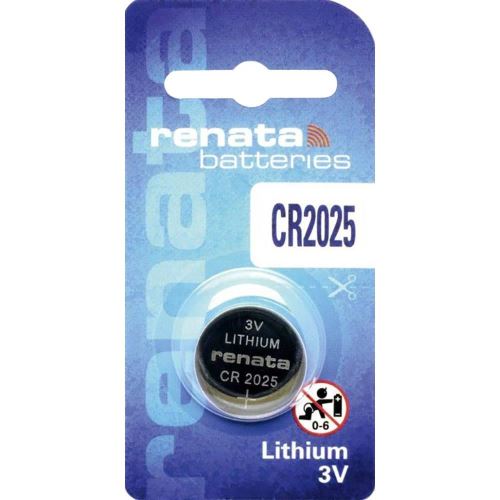 Blister de 1 Pile bouton lithium CR2025 3V 165 mAh