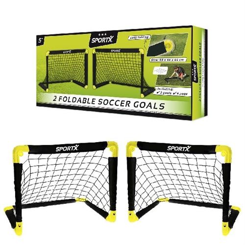 SportX 2 Buts de football 55x44x44cm
