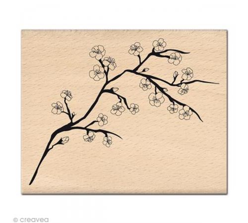 Tampon Nature - Branche de Cerisier