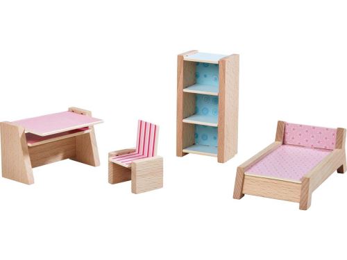 Haba - Little Friends ? Meubles pour maison de poupée Chambre d'ado