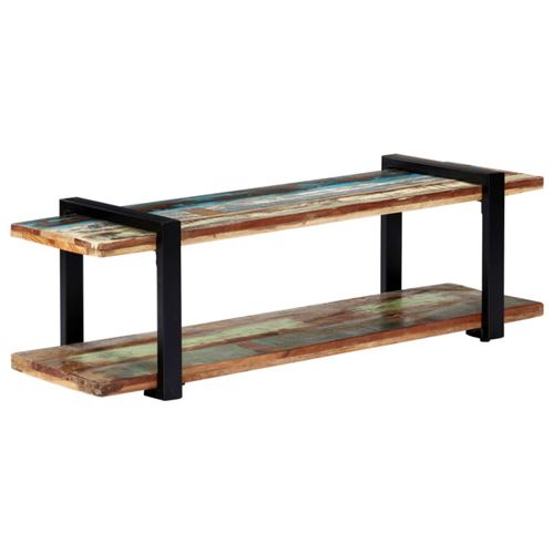 Vidaxl meuble tv 130 x 40 x 40 cm bois de r&eacute;cup&eacute;ration massif 247884