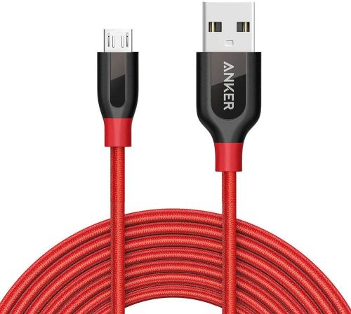 Câble USB vers Micro USB PowerLine+, rouge, 3m.