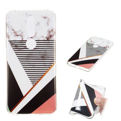 Coque en TPU motif de marbre style F pour votre Nokia 7.1