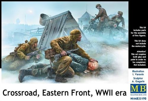Masterbox - Crossroad Eastern Front WWII Era - Maquette de figurines - 1:35e - Image 2