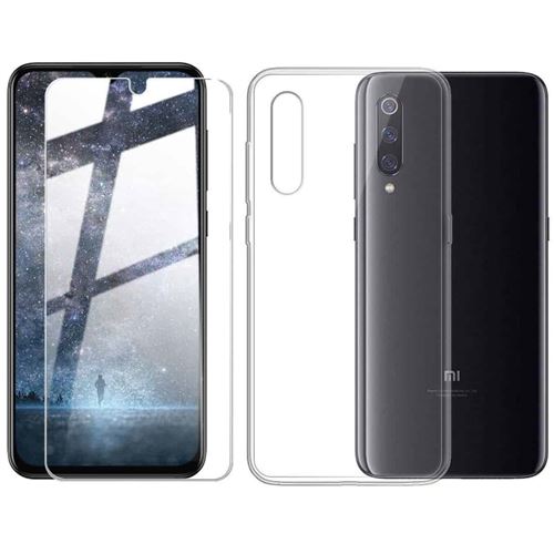 Coque Transparente Xiaomi Mi 9 Se / Mi9 Se (5.97) + Verre trempé Protection écran Mi 9 SE