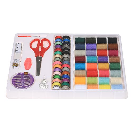 Kit de couture Mini accessoires de couture 16 bobines de fil avec