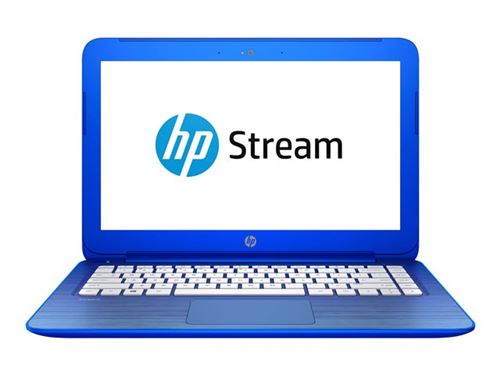 Hp Stream Laptop 13-C100Ns - Intel Celeron - N3050 / Jusqu'À 2.16 Ghz - Win 10 Familiale 64 Bits - Hd Graphics - 2 Go Ram - 32 Go Emmc - 13.3" 1366 X 768 (Hd) - Bleu Cobalt, Carbone Linéaire