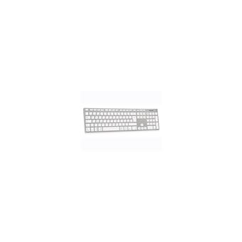 Hamlet XKKITA-MCBT clavier Bluetooth Italien Argent, Blanc - 1