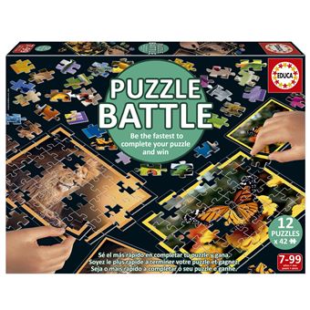 PUZZLE BATTLE 12 x 42 pièces : NATURE