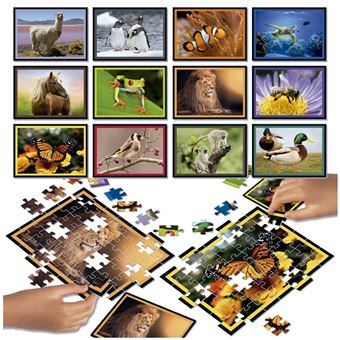 PUZZLE BATTLE 12 x 42 pièces : NATURE