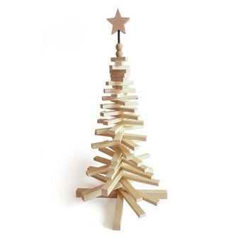 Coffret DIY - Mon sapin en lattes de bois - 46 cm - Graine Créative