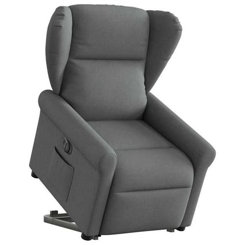 Non Communiqué Gris Vidaxl Stoel Électrique Réglable Tissu Foncé