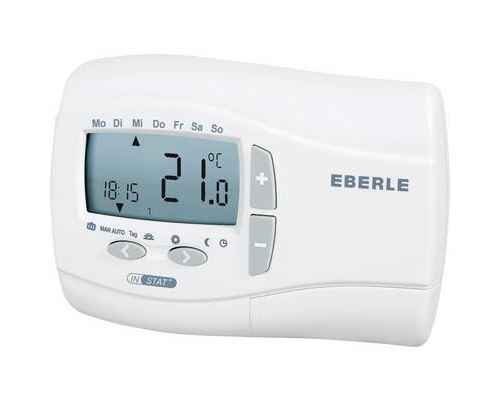 Eberle 0537 10 291 900 INSTAT+ 2R Indoor Thermostat Digital Batter...