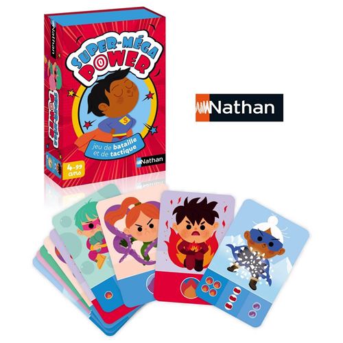 Non Communiqué Multicolore Nathan Super Méga Power - Jeux De Cartes