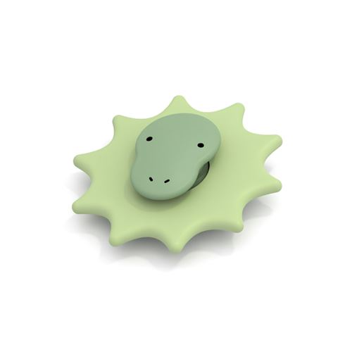 Non Communiqué Vert Baby Spinner Dino Silicone