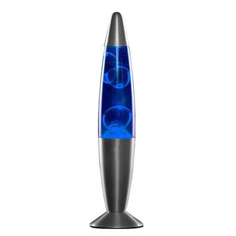 Lampe à Lave Bleu Magma fusée Vintage année 70 + ampoule de rechange -  Straße Tech ® - Achat & prix