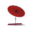 Parasol inclinable 270cm shanghai avec housse de protection rouge