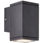 Applique murale extérieure - BRILLIANT - HALLY - Métal et verre - Anthracite - GU10 LED - 1 x 10 W IP44