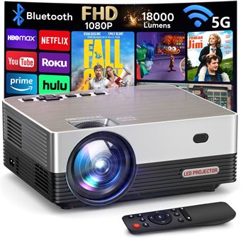Mini Vidéoprojecteur YEEFON 1080P 230 ANSI - WiFi 6, Bluetooth 5.2, Android 11 - Portable Home Cinéma 360° - 14