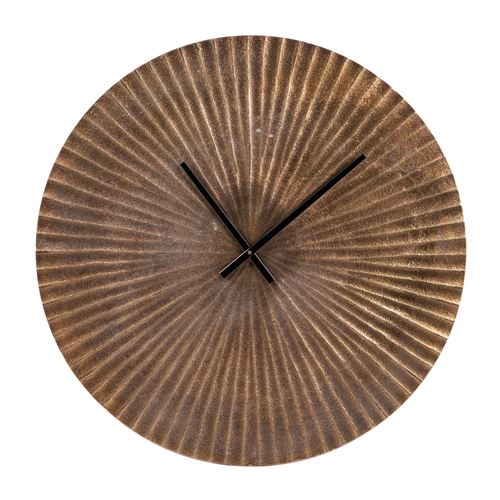 Non Communiqué Horloge En Métal Soleil Or 59 Cm - Table Passion - Or / Doré - Aluminium