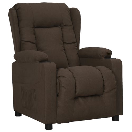 Vidaxl Marron Fauteuil Inclinable - Foncé - Image 3