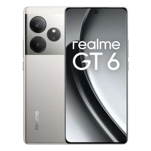 Smartphone Realme GT 6 realme noir 6.78 12 Go RAM 256 Go stockage 5.5 Ah