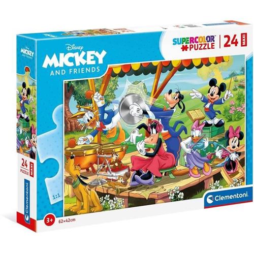 Clementoni - Puzzle - 24 pieces Maxi - Mickey
