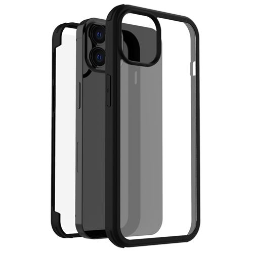 Accezz Coque de protection intégrale à 360° pour iPhone 13 Pro Max Noir