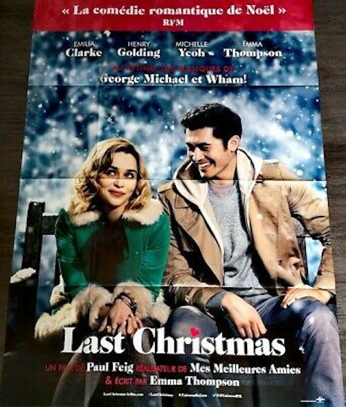 Acheter LAST CHRISTMAS - 2019 - Emilia Clarke - 40x60cm - Affiche de cinéma originale pliée État correct - 10,99 € LAST CHRISTMAS - 2019 - Emilia Clarke - 40x60cm - Affiche de cinéma originale pliée État correct - N/A reconditionné disponible sur Fnac