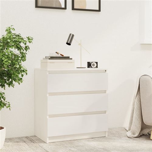 Vidaxl Blanc Table De Chevet - Image 3