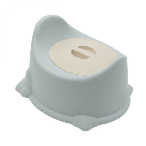 Pot de toilette pour bébé avec couvercle et poignée de transport - Bleu