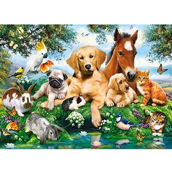 Puzzle 200 pièces : Copains d'été Castorland - 1